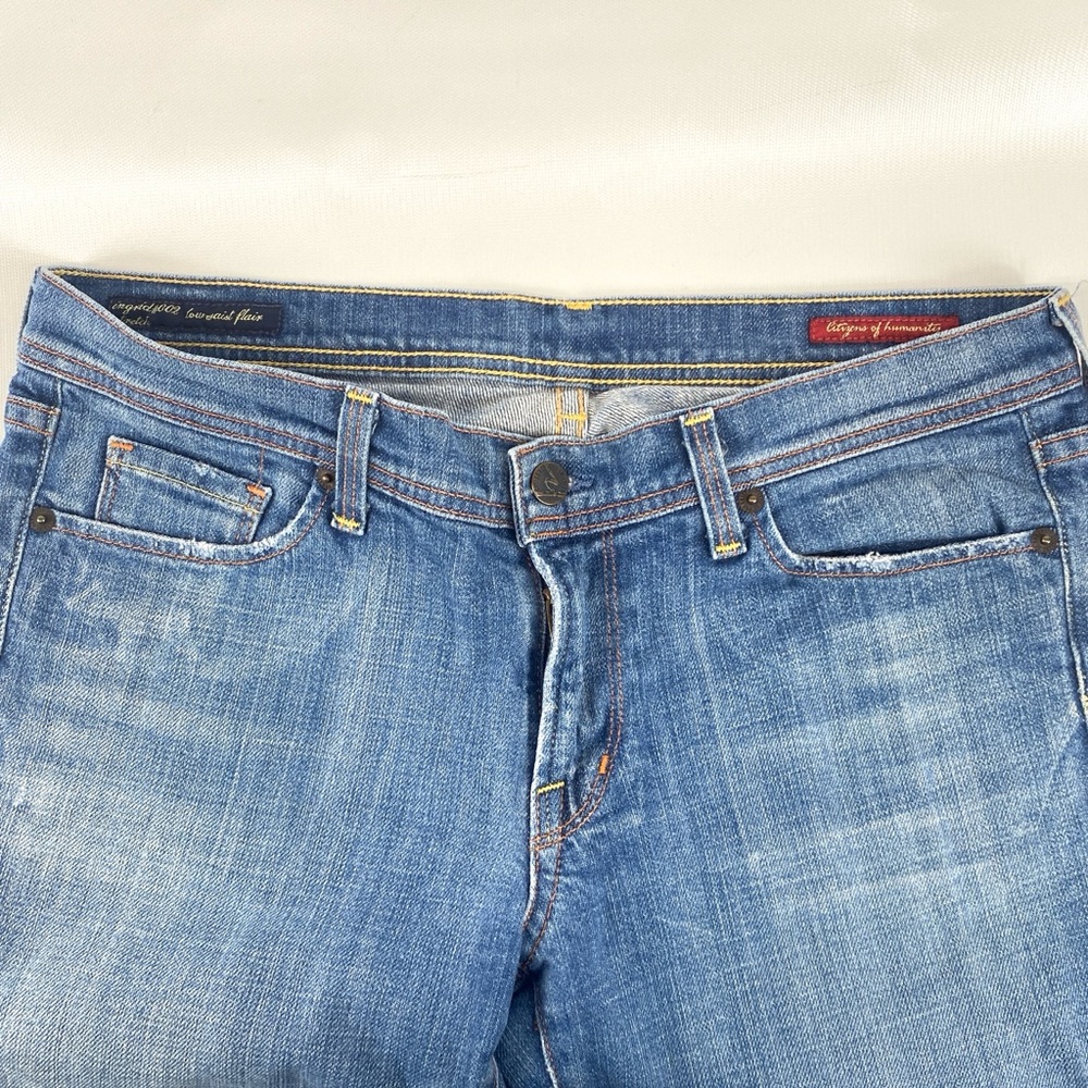Citizens of Humanity jeans - Ingrid stretch low waist flare sz 31 - Picture 6 of 13